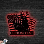 Hunting Fishing Metal Sign Tracking And Fishing 1