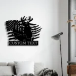 Hunting Fishing Metal Sign Tracking And Fishing 1