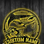 Hunting Fishing Metal Sign Trout Trout 1