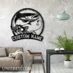 Hunting Fishing Metal Sign Trout Trout 1