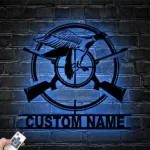 Hunting Fishing Metal Sign Waterfowl Hunting 1