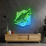 Hunting Fishing Neon Sign Cold Fishing Frame 1