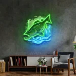Hunting Fishing Neon Sign Cold Fishing Frame 1