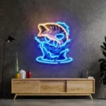 Hunting Fishing Neon Sign Fish Relax With Water 1