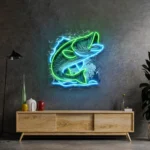 Hunting Fishing Neon Sign Magic Fishing Frame 1