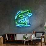 Hunting Fishing Neon Sign Magic Fishing Frame 1