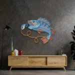 Hunting Fishing Neon Sign Orangetail Fish 1