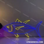 Hunting Fishing Neon Sign Tuna Fish 1