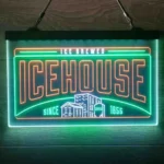Icehouse Neon Sign Brewing Co 3 Color 1