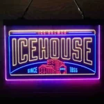 Icehouse Neon Sign Brewing Co 3 Color 1