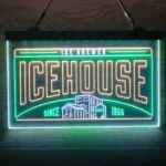 Icehouse Neon Sign Brewing Co 3 Color 1