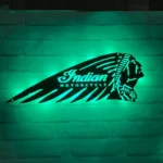 Indian Motorcycles Metal Sign Native American Chief 1