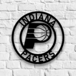 Indiana Pacers Metal Sign Nba 1