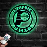 Indiana Pacers Metal Sign Nba 1