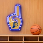 Indiana Pacers Neon Sign Nba Foam Finger 1