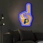Indiana Pacers Neon Sign Nba Foam Finger 1