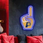 Indiana Pacers Neon Sign Nba Foam Finger 1
