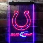 Indianapolis Colts Neon Sign Detailed Bud Light 1