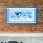 Indianapolis Colts Neon Sign Love Sign 1