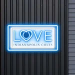 Indianapolis Colts Neon Sign Love Sign 1