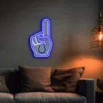Indianapolis Colts Neon Sign Nfl Foam Finger 1