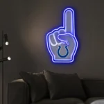 Indianapolis Colts Neon Sign Nfl Foam Finger 1