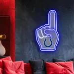 Indianapolis Colts Neon Sign Nfl Foam Finger 1