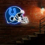 Indianapolis Colts Neon Sign Nfl Football Helmet Acrylic Led 1