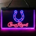 Indianapolis Colts Neon Sign Tiara Royal 1