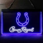 Indianapolis Colts Neon Sign Tiara Royal 1