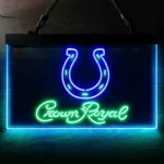Indianapolis Colts Neon Sign Tiara Royal 1