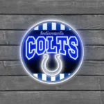Indianapolis Colts Neon Sign Vintage Acrylic 1