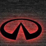 Infiniti Metal Sign Logo Car 1