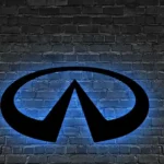 Infiniti Metal Sign Logo Car 1