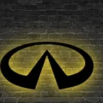 Infiniti Metal Sign Logo Car 1