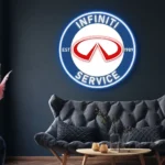Infiniti Neon Sign Super Car 1
