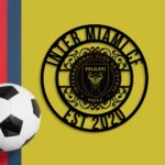 Inter Miami Metal Sign Custom Mls Fc 1