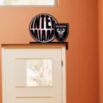 Inter Miami Metal Sign Fc 1