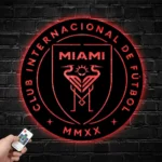 Inter Miami Metal Sign Fc Logo 1