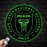 Inter Miami Metal Sign Fc Logo 1