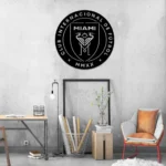 Inter Miami Metal Sign Fc Logo 1