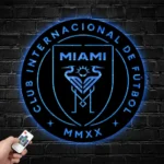 Inter Miami Metal Sign Fc Logo 1