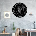 Inter Miami Metal Sign Fc Logo 1