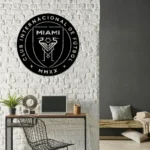 Inter Miami Metal Sign Fc Logo 1