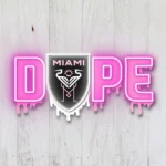 Inter Miami Neon Sign Dripping Dope Fc 1