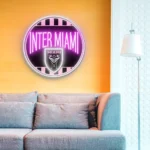 Inter Miami Neon Sign Fc Retro Acrylic 1