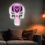 Inter Miami Neon Sign The Punisher Fc 1