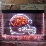 Iowa Hawkeyes Neon Sign Helmet 1