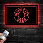 Iron City Metal Sign Logo 1