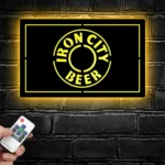 Iron City Metal Sign Logo 1